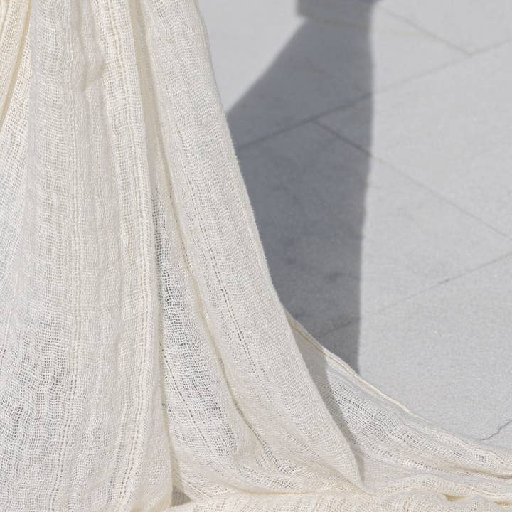 Ivory Aira Linen Curtain for wholesale on Faire3