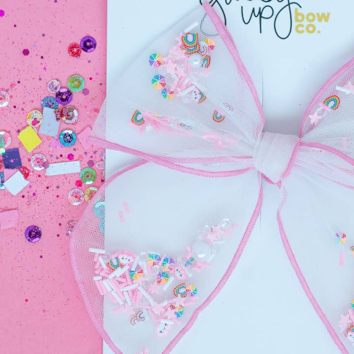 Gussy Up Bow Co - Wholesale Hair Bow - Kids - Rainbow Shaker | Whimsy Bow