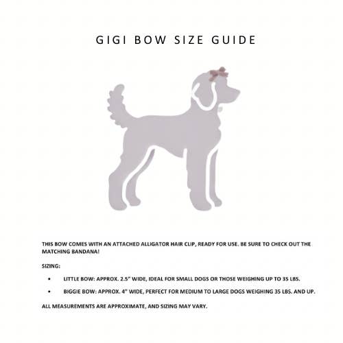 GIGI’S USA - Wholesale Pet Bow Tie - Dog - Prado Gigi Bow1