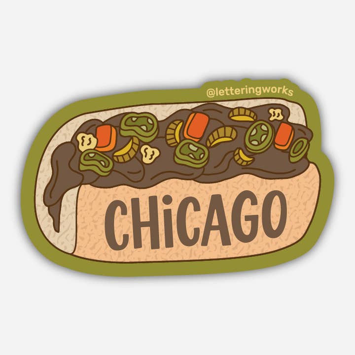 Lettering Works - Wholesale Sticker - Italian Beef Sticker