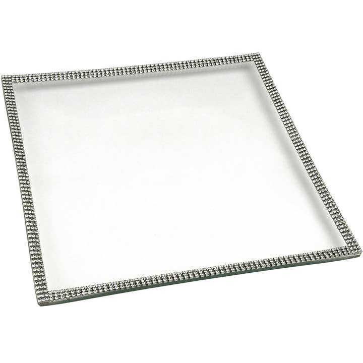 ALC 9in Square Glass Tray for wholesale by Alan Lee Collection