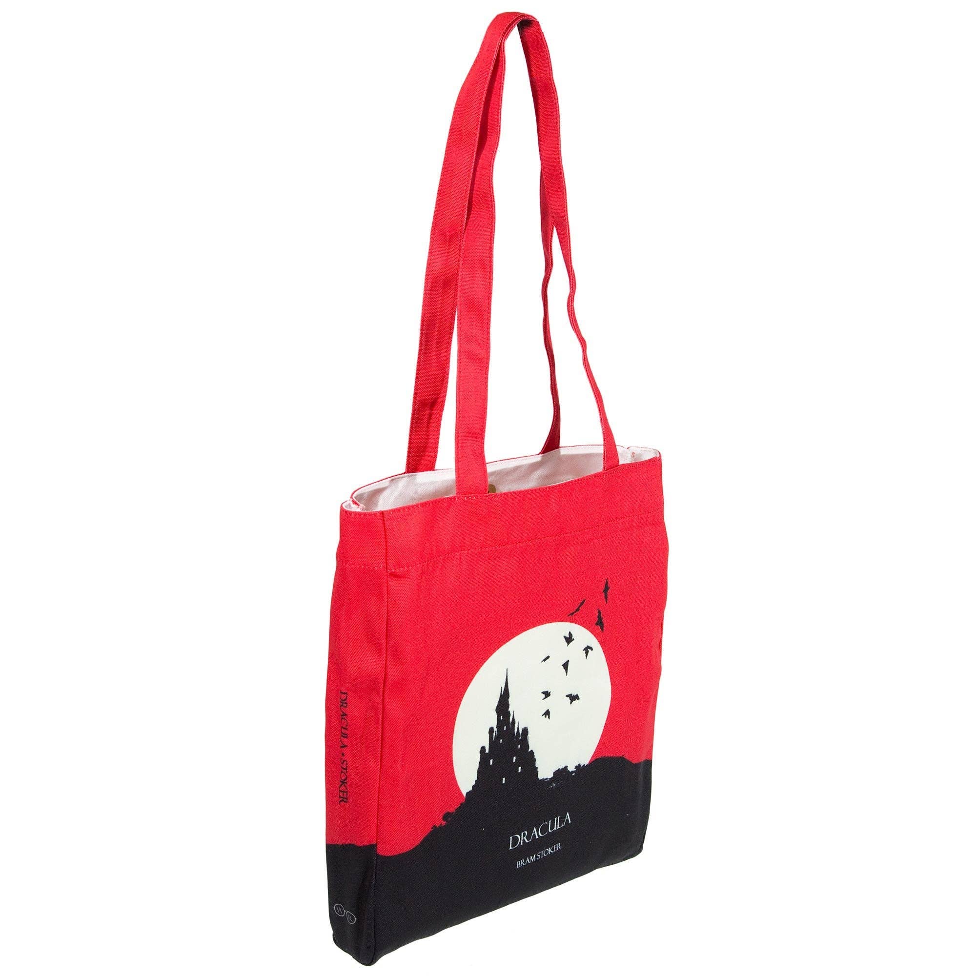 Well Read Company - Wholesale Tote Bag - Women's - Dracula Moon Book Tote College Bag2