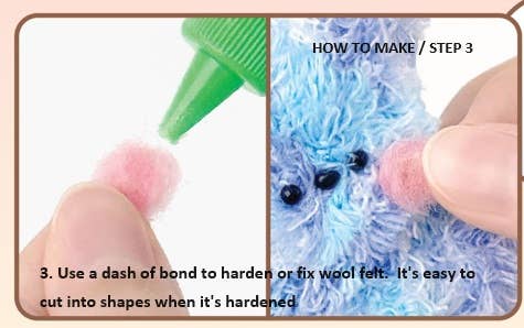 K-Wonderland – wholesale DIY craft kit – MORU Bow Doll DIY Kit / Easy & Simple13