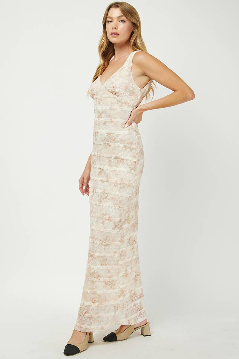 Creme VESTIDO MAXI DE RENDA 1995ND para venda a revendedores na Faire5