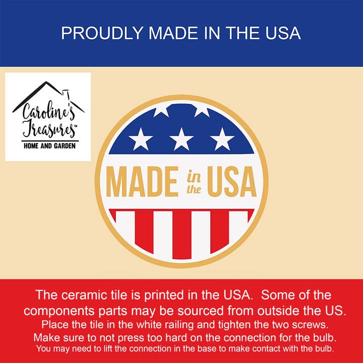 Caroline's Treasures - Vendita all'ingrosso Luci notturne - Lampada notturna Owyhee Bob Cat by the Christmas Tree DAC72421