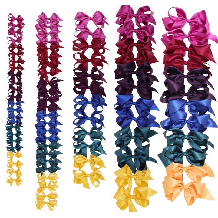 Crown Jewels Satin - tira de arco por atacado de Bows Arts