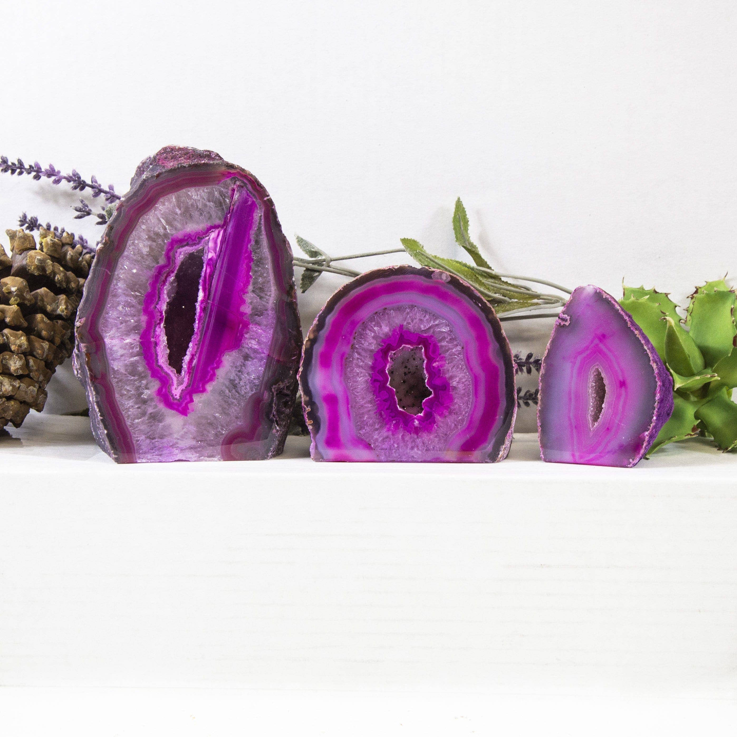 Rock Paradise - Wholesale Spiritual Stone/Crystal - Crystal Agate Half Geode Druzy Extra Quality Cut Base Geodes3