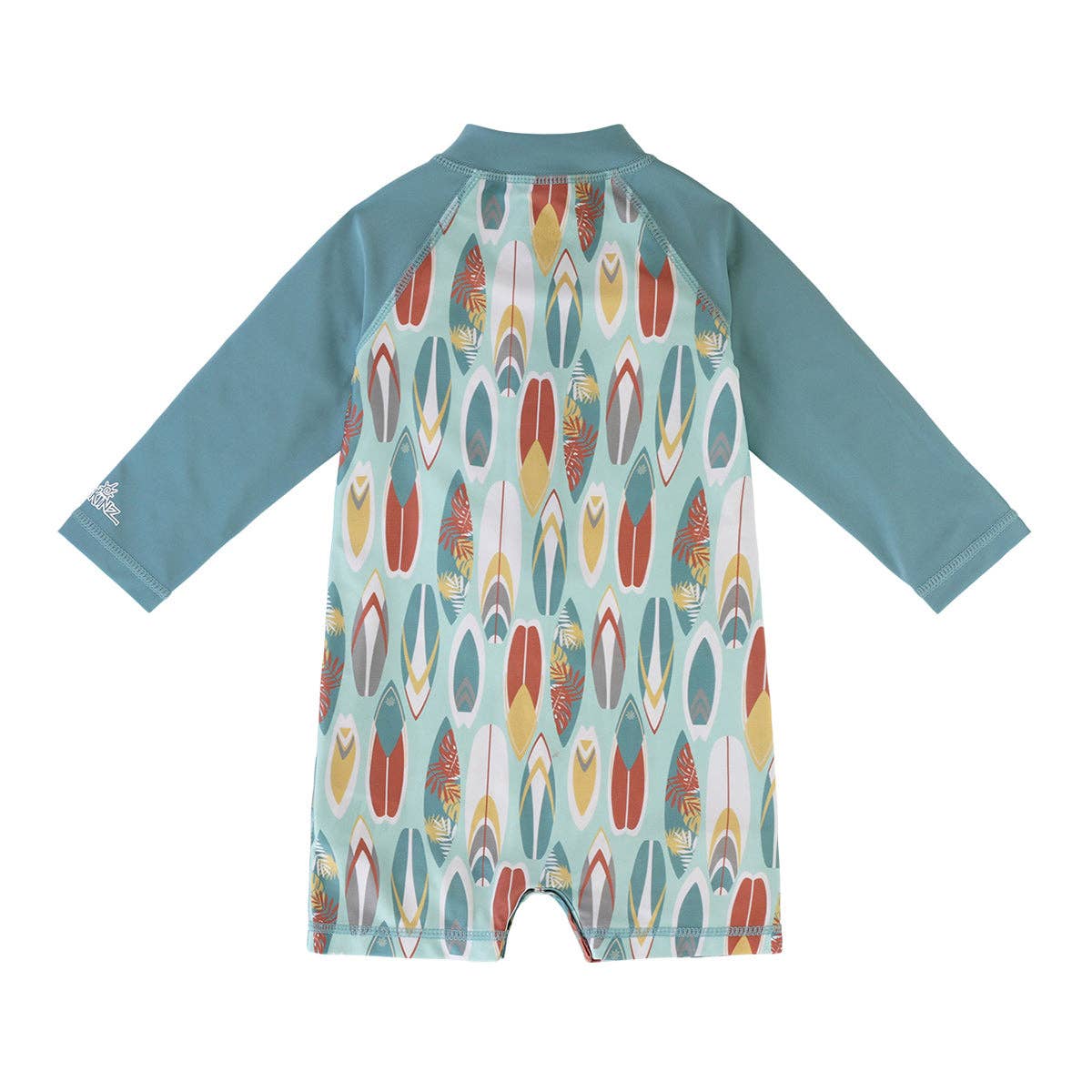 UV Skinz - Wholesale One Piece Swimsuit - Baby - Baby Boy's Long Sleeve Swim Romper6