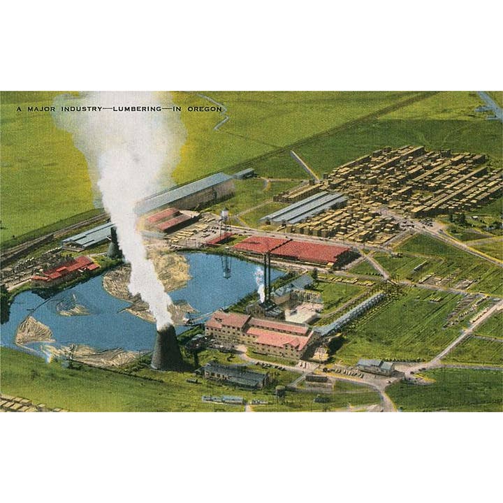 Found Image Press - Wholesale Sticker - Sticker OR-396 Pulp Mill