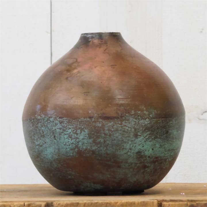 Audrey's Home & Gift - Wholesale Vase - Verdigris Patina Vase (Pk/02)1