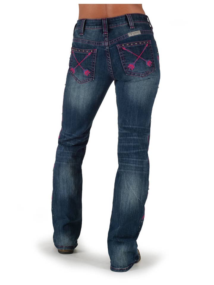 Cowgirl Tuff Co. / B. Tuff Jeans - Wholesale Jeans - Women's - Pink Arrows4