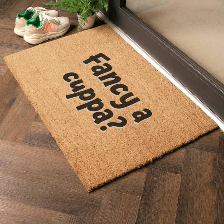 Fancy A Cuppa Kokosmat (90 x 60 cm) voor wholesale door Artsy Mats