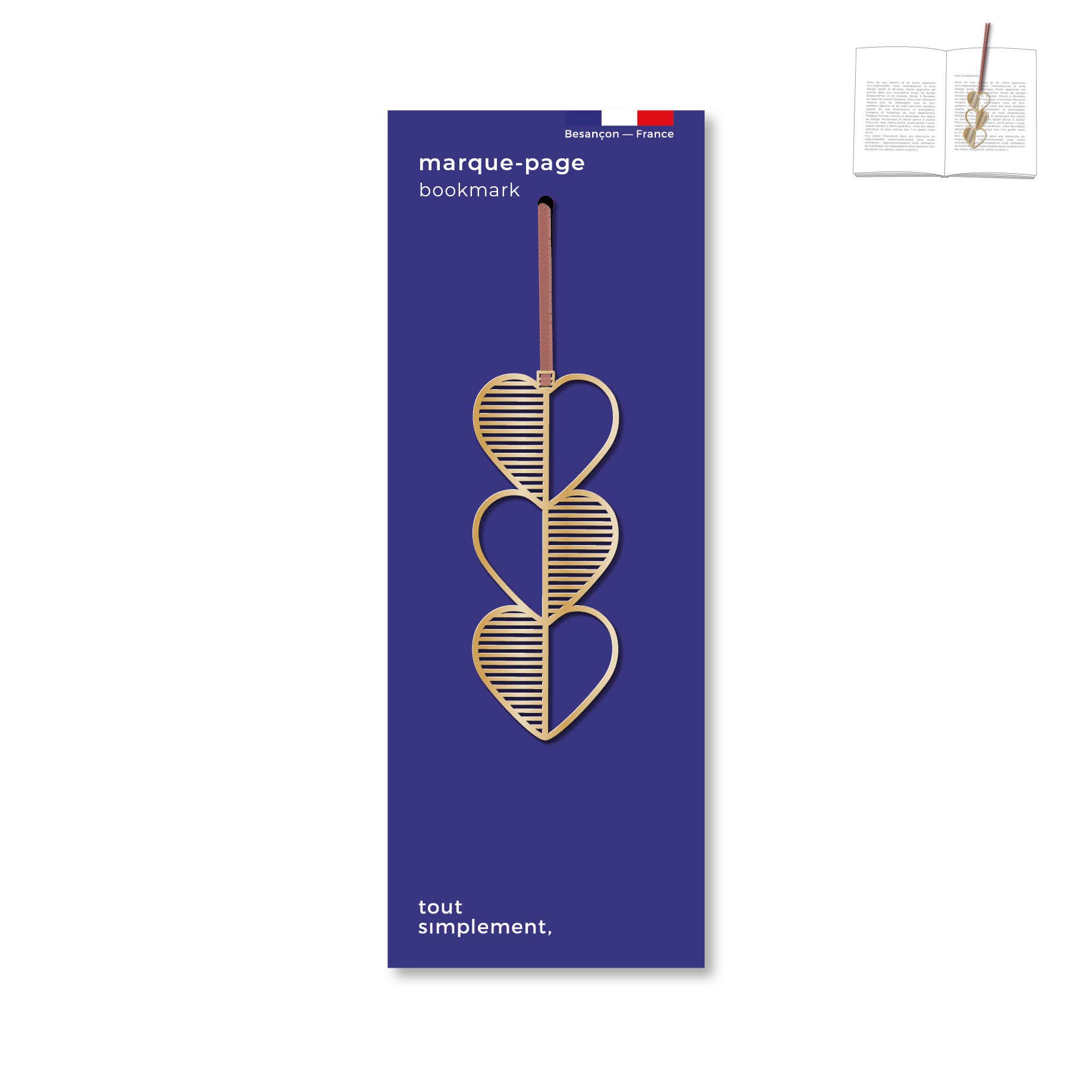 tout simplement – Marcador por atacado – Marcador de coração1