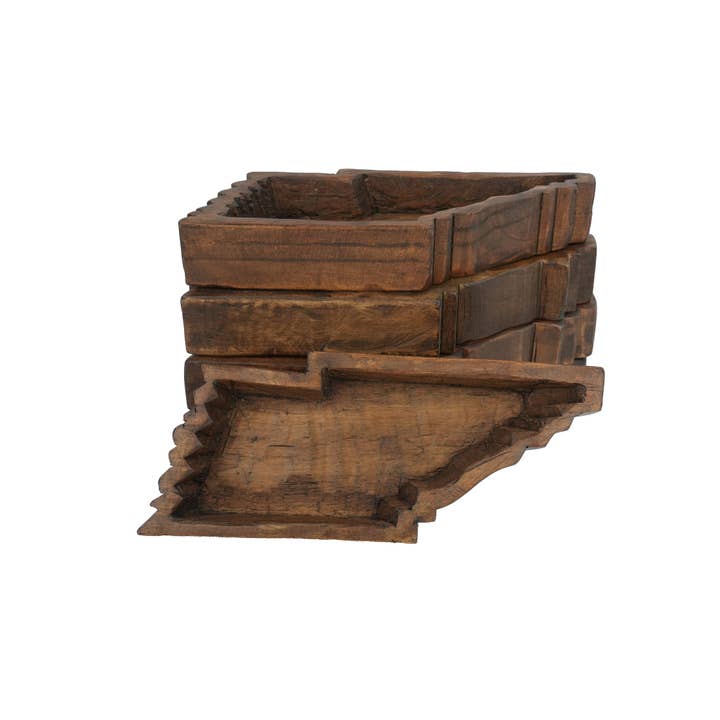 Tennessee Dough Bowl-13x6-Candle Ready-Tennessee-Waxed for wholesale by My Amigos Imports