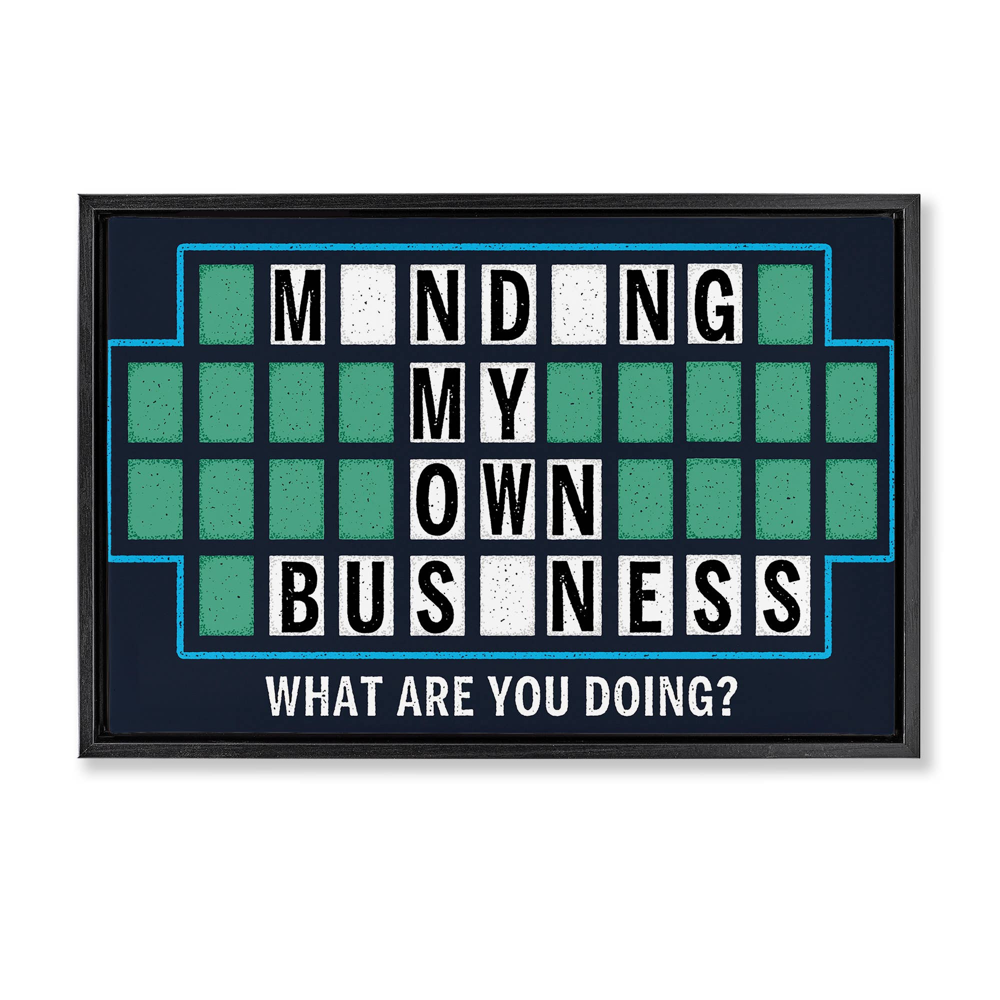 Stupell Industries - Wholesale Wall Sign - Minding My Own Business Game - Framed Wall Art22