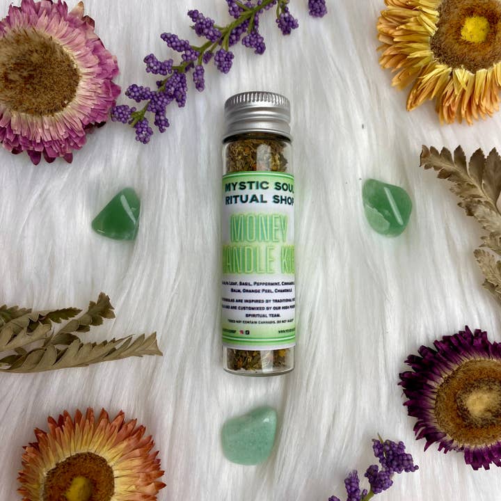Money Candle Kief for wholesale by Mystic Soul Ritual Shop