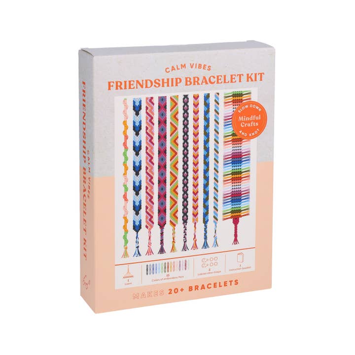Chronicle Books - Wholesale DIY Craft Kit - Mindful Crafts: Calm Vibes Friendship Bracelet Kit9