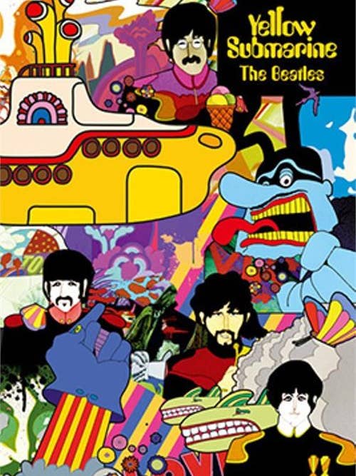 The Beatles Yellow Submarine Collage Poster - 24" x 36" for wholesale by Scorpio Posters