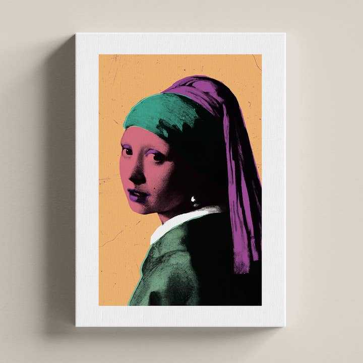 Marilyn da série Vermeer 3 © Tela Canvas por atacado de Independent Republic