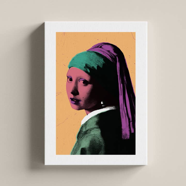 Marilyn von Vermeer Serie 3 © Leinwand Canvas für den Großhandel von Independent Republic