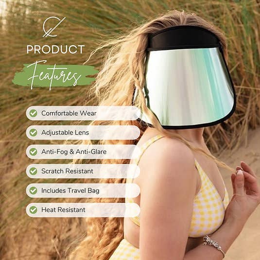 Bluestone Sunshields - Wholesale Visor - Unisex - Full Lux Rose Gold2