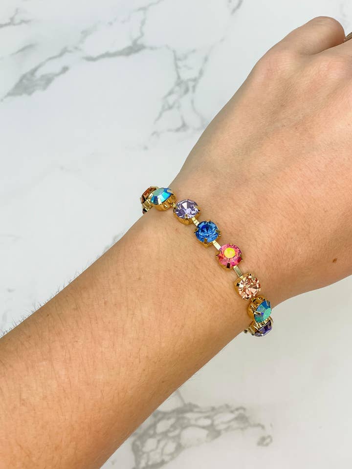 Bracelets à bascule en pierres précieuses pour la vente par Prep Obsessed Wholesale