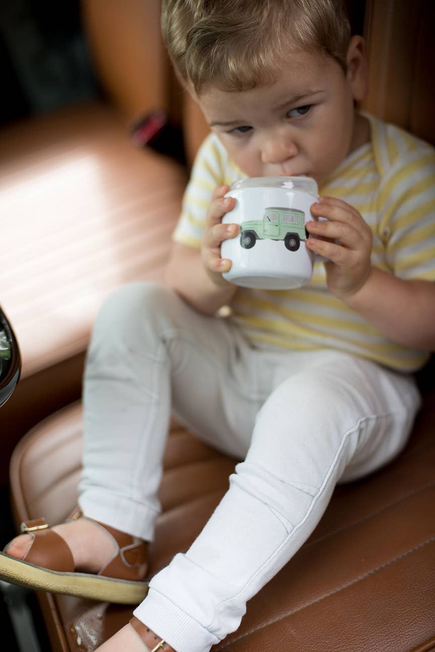 Helmsie - Wholesale Drinking Glass/Cup - Kids & Baby - Vintage Truck Sippy Cup2