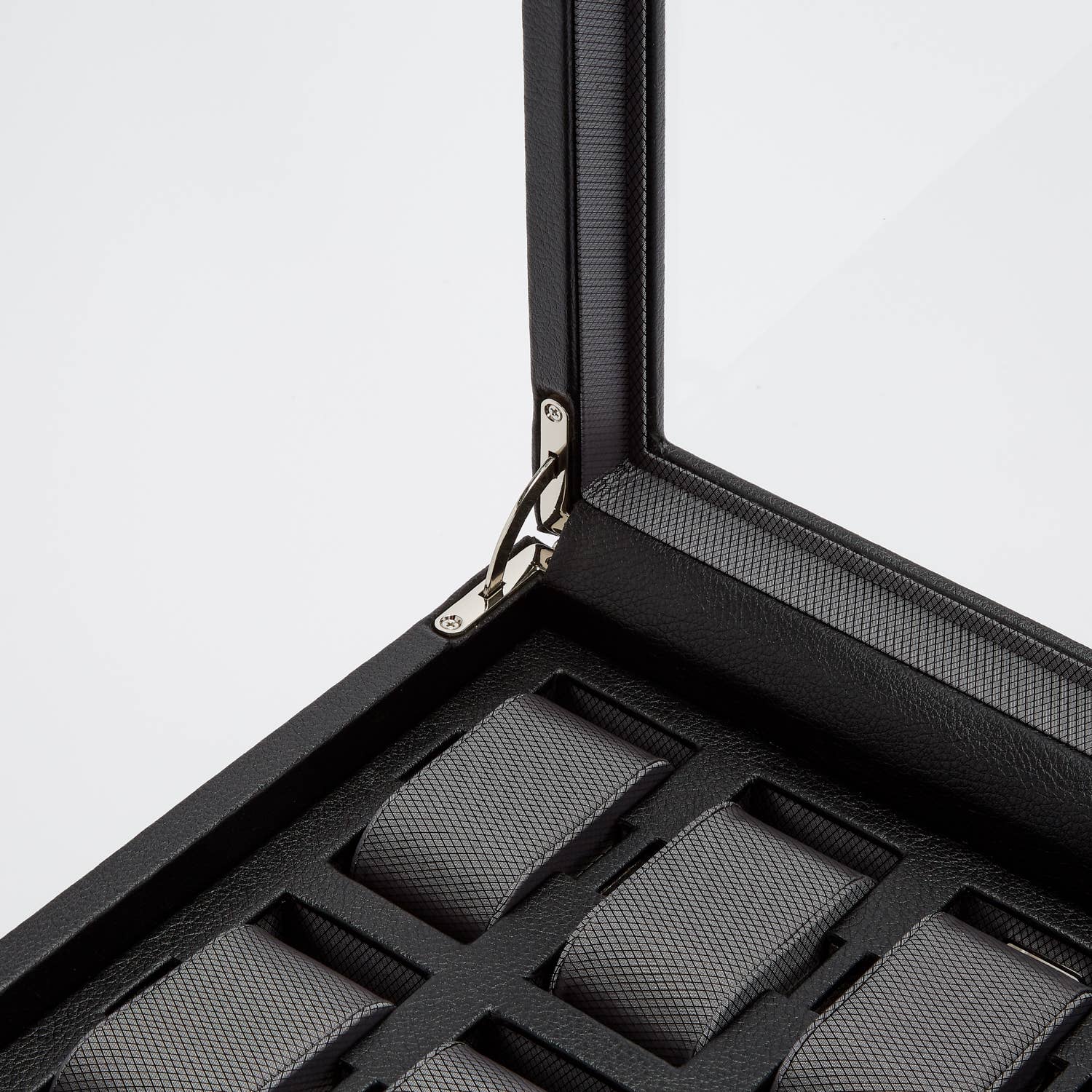 WOLF - Wholesale Jewelry Box/Organizer - Viceroy 10 PC Watch Box w/ Drawer - Black3