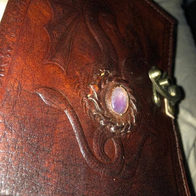 Jay mataji Handicrafts – Großhandel Tagebuch – Notizbuch aus Leder, doppelter Drache, Vintage-Papier, antik