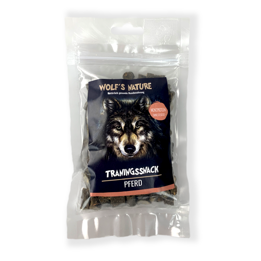 Lucky-Pet Handels- und Produktions GmbH - Wholesale Pet Treats - Dog - Wolf's Nature® Horse Training Snack 100 g1