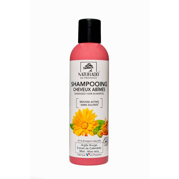 Shampooing Cheveux Abimés BIO Cosmos Sans Sulfates 200 ml pour la vente par NATURADO EN PROVENCE
