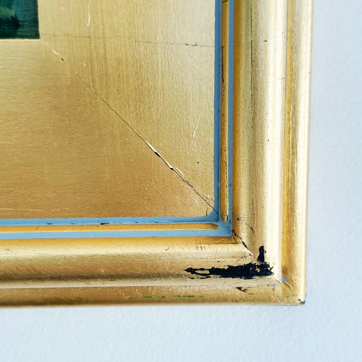 Green Barn Studio - Wholesale Picture Frame - ADD ON TO ORDERS- Framing Upgrade- Distressed Gold Frame2