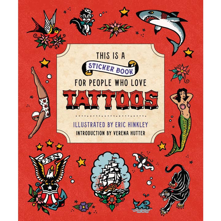 This is a Sticker Book for People Who Love Tattoos for wholesale by Hachette Book Group