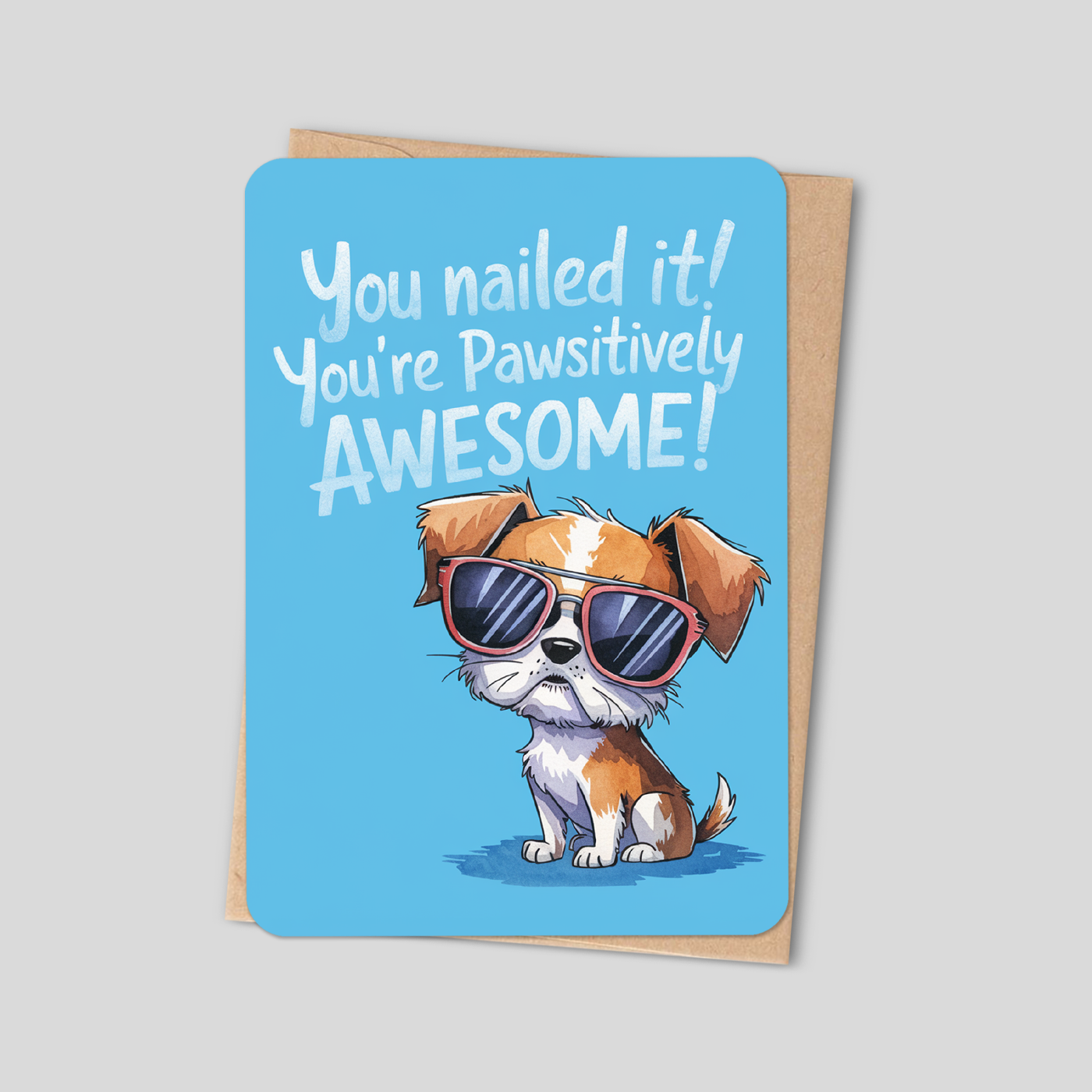 Little Prayer Tea Company - Wholesale Congratulations Card - Pawsitively Awesome — Dog Card0