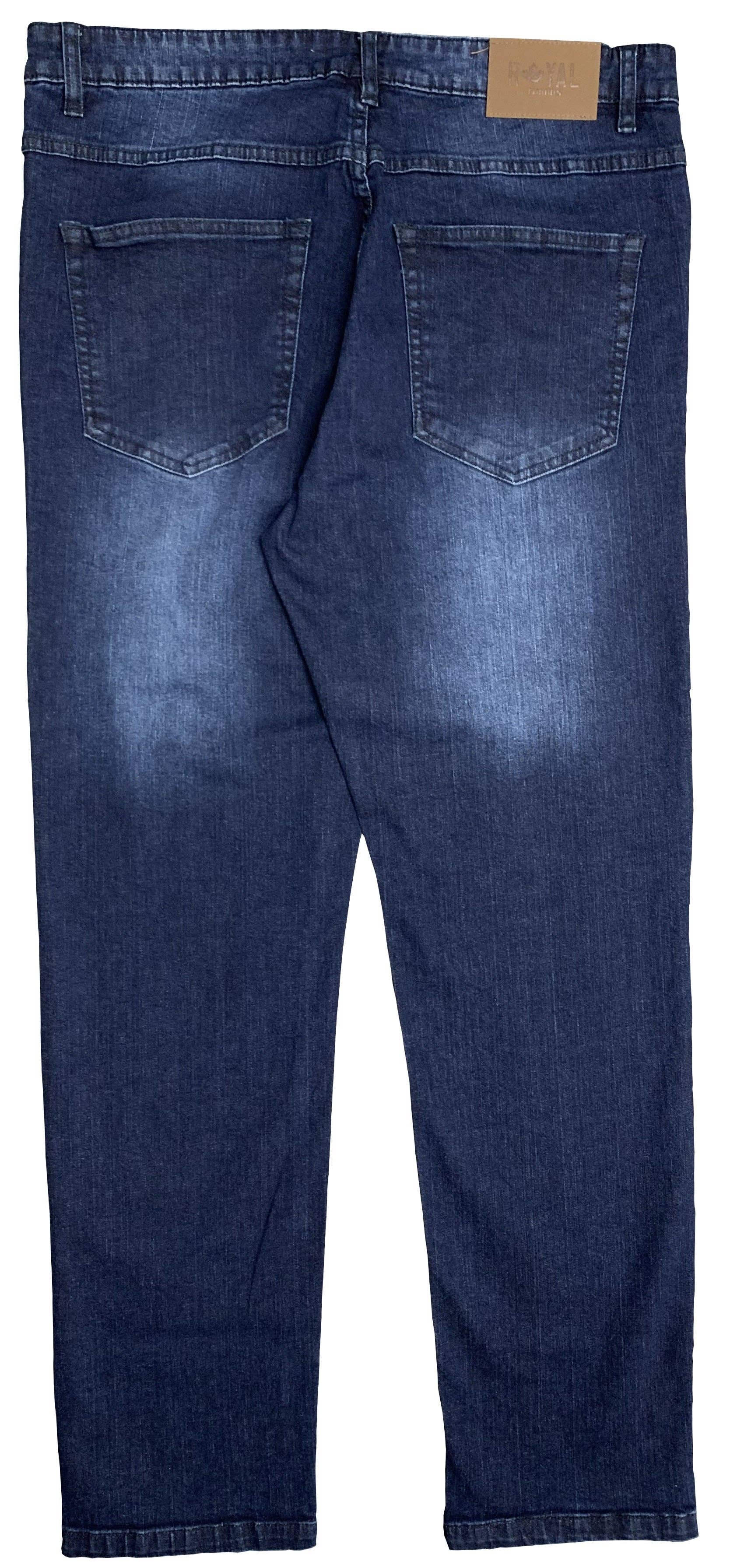 Royal Threads - Wholesale Jeans - Men's - Men's Flexible Straight Leg Warm Classic Denim Jeans Pants3