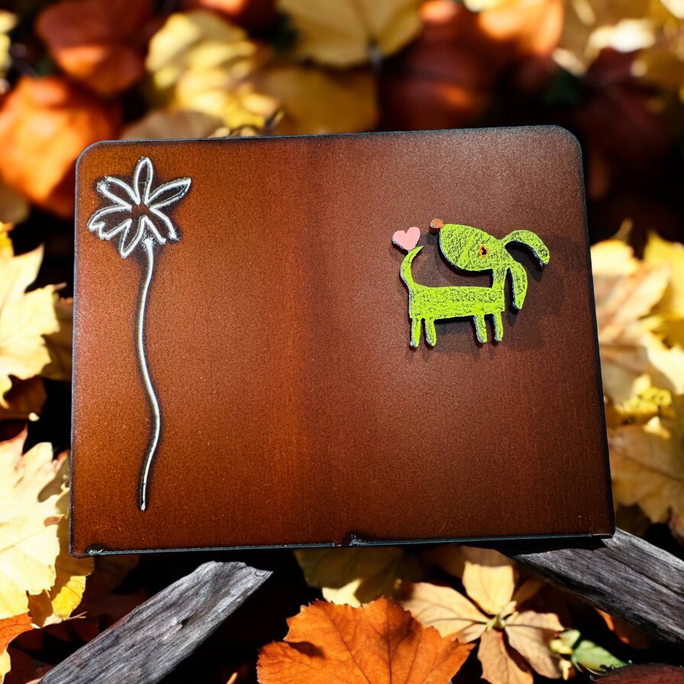 Whimsies - Vente Cadres photos - Cadre photo pour chien Cadre photo en forme de cœur en métal, cadeau impulsif10