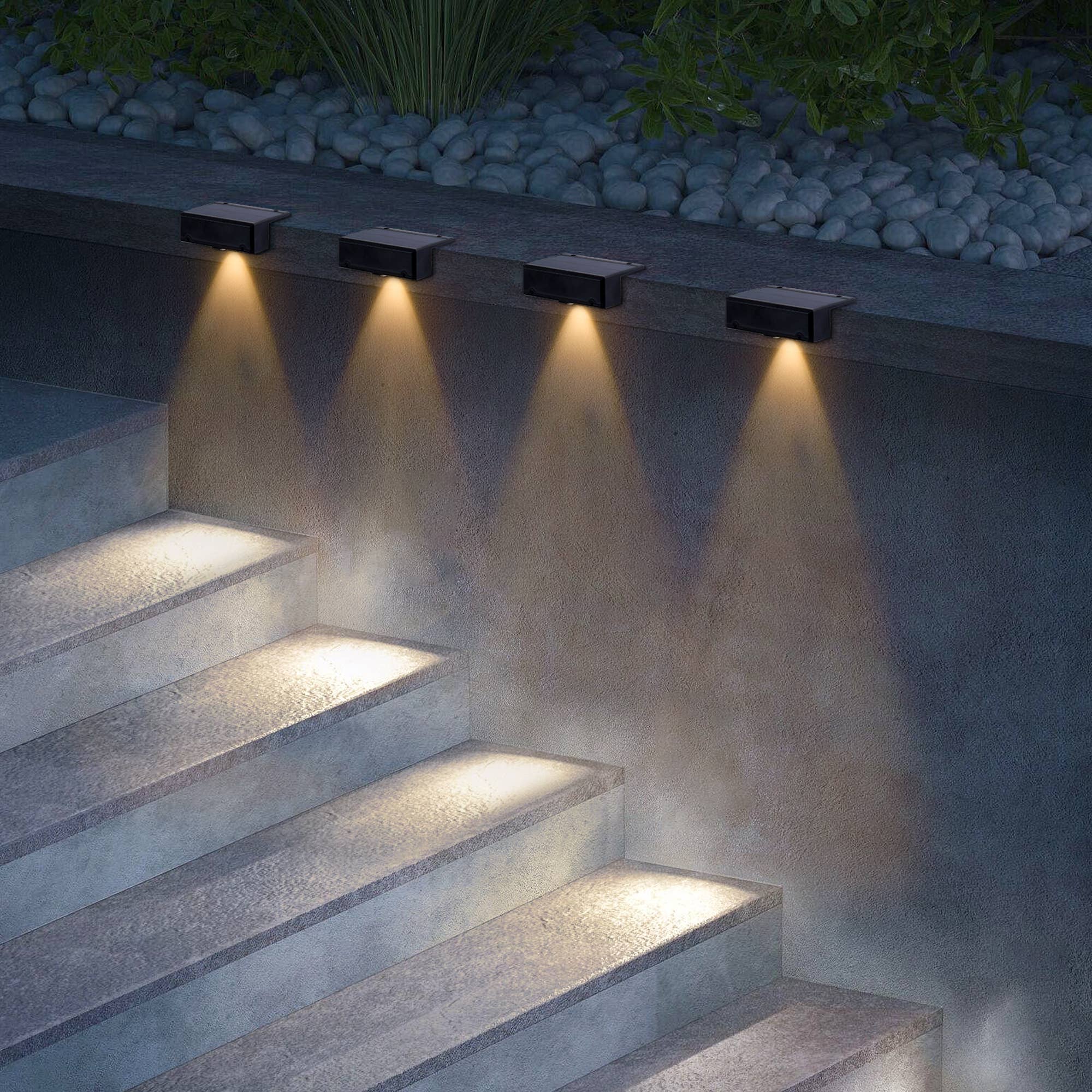 EP Design Lab - Wholesale Outdoor/Lawn Light - Set of 4 Solar Deck Light Garden Light2