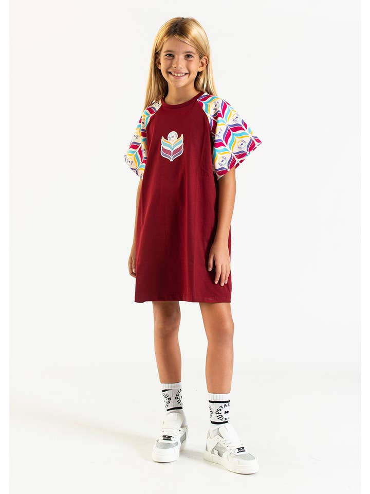 Startup Wear – wholesale Dress – Kids – OPTICAL ALL-OVER DRESS1