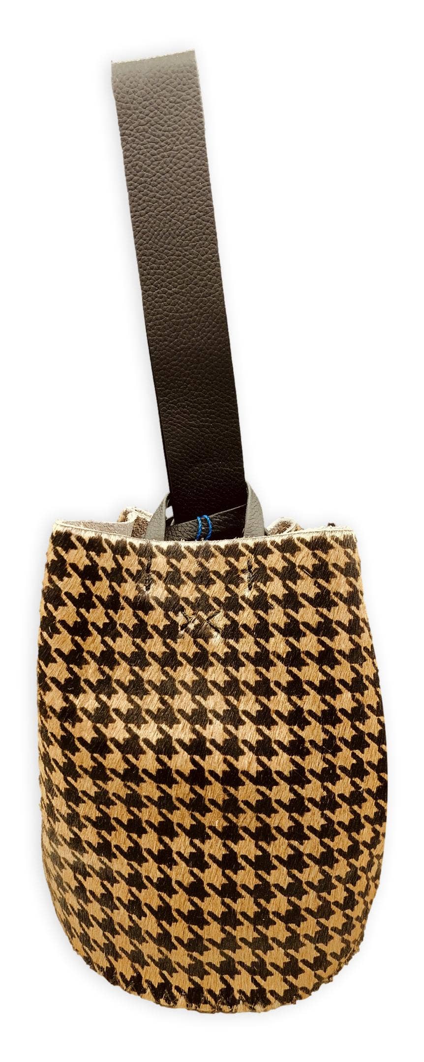 VOLTA ATELIER - Wholesale Wristlet - navigli bag | pied-de-poule-print cowhide0