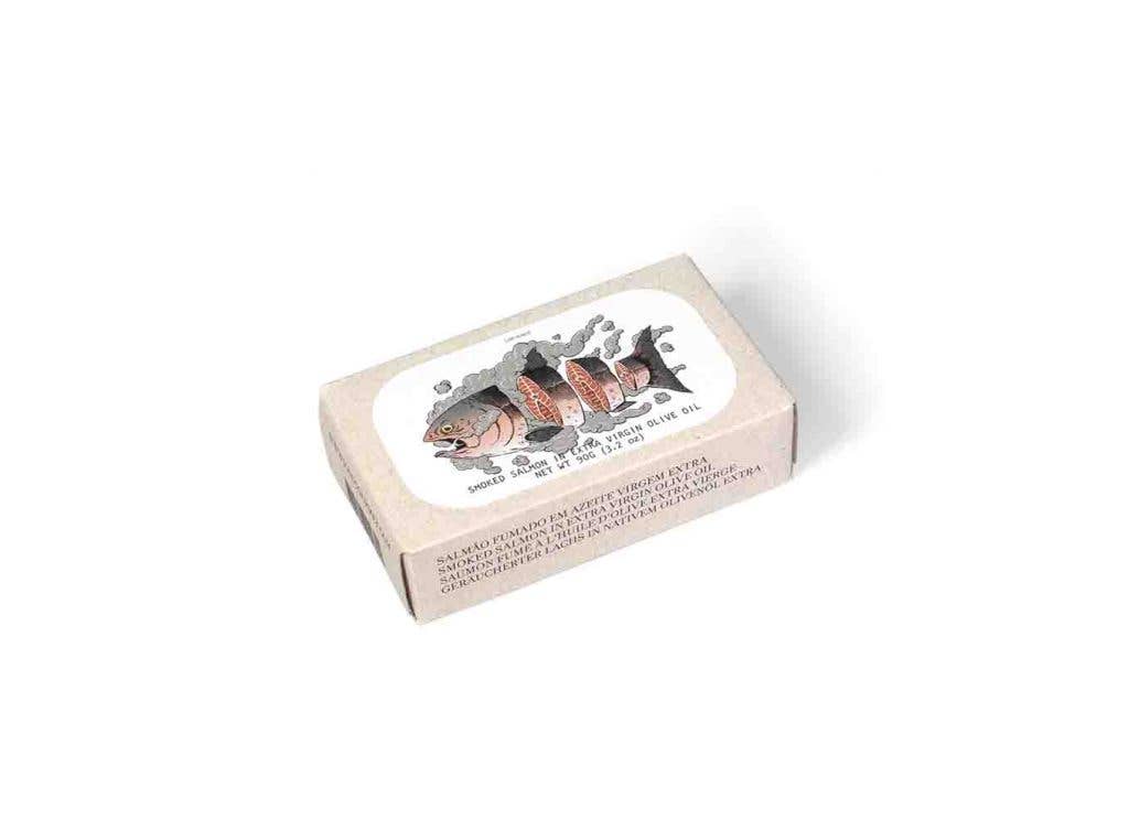 Eat Spain - Wholesale Tinned Fish - Smoked salmon in olive oil0