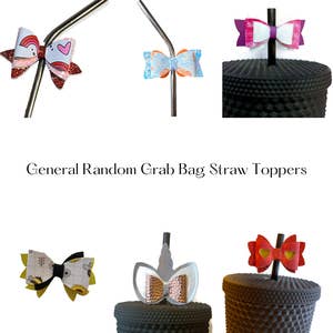 Designer Straw Cover Toppers – Fook Mercantile