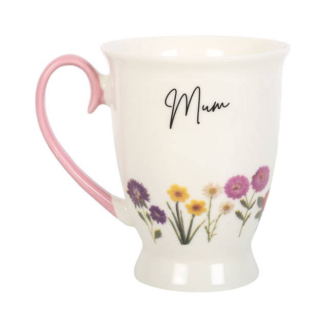 Something Different Wholesale - Wholesale Coffee Mug - Mum Wildflower Pedestal Mother's Day Mug2
