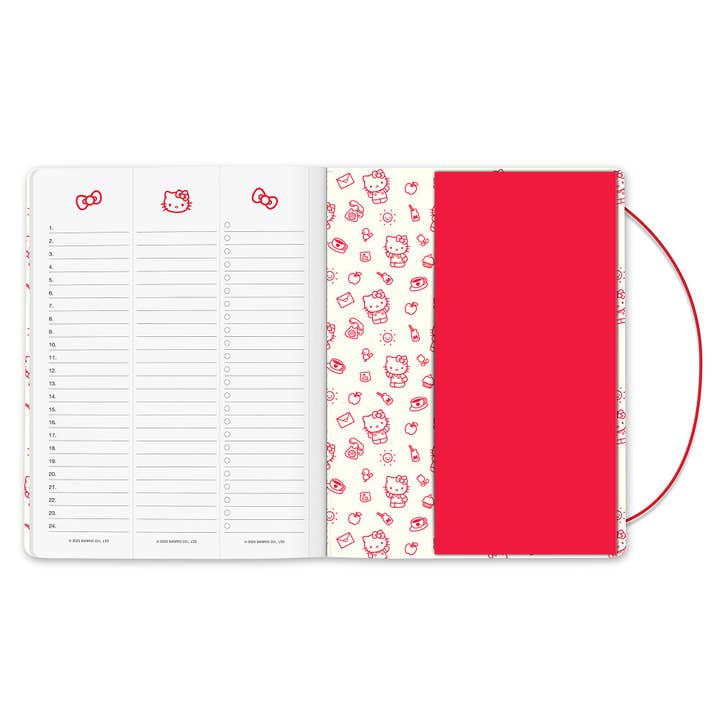 Studio Oh! - Wholesale Planner - 2026 Hello Kitty Playful Pink Just Right Monthly Planner