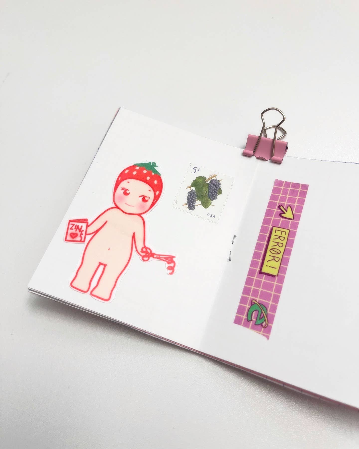 Bre’s Tiny Print Shop - Wholesale Crafts, Hobbies & DIY - STICKY: Reusable Sticker Zine 1