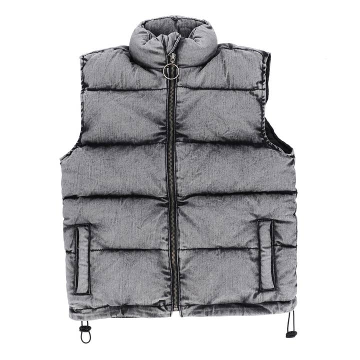 It’s In My Jeans – wholesale Outerwear Vest - Kids – Chamonix Kids Denim Puffer Gilet by It's In My Jeans2
