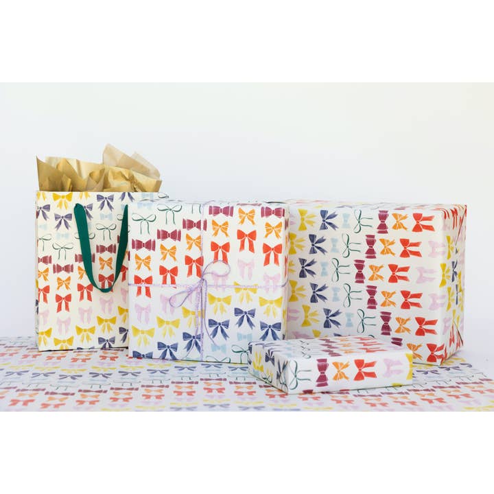 Adelfi - Wholesale Gift Bag - Rainbow Bows Small Gift Bag