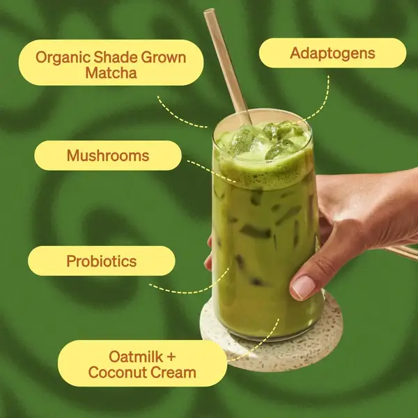 Clevr Blends - Wholesale Powdered Health Drink - Matcha Green Tea SuperLatte (14 or 30 Lattes) | Instant Ceremonial Matcha Mix5