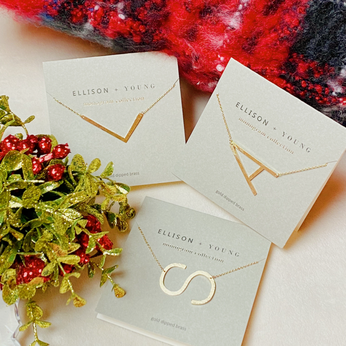 Ellison+Young - Wholesale Pendant/Charm Necklace - Monogram Collection Initial Necklace9