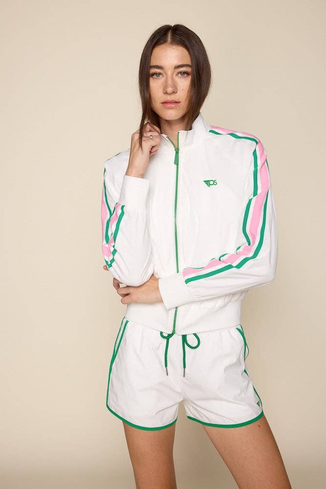 White Classic Court Jacket for wholesale on Faire0