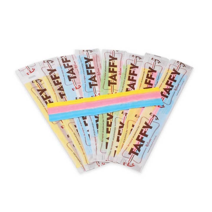 Hammond's Candies - Wholesale Taffy - Taffy Asst Flavors .75oz 240pcs/cs White Shipper